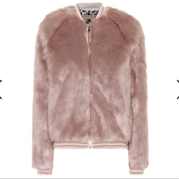 Mother The Letterman Faux Fur Jacket - Picture 2 of 5